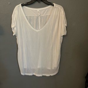 Tee Shop white loose fitting blouse